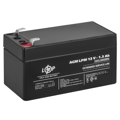 Акумулятор AGM LPM 12V - 1.3 Ah Акумулятор AGM LPM 12V - 1.3 Ah