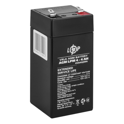 Акумулятор AGM LPM 4V - 4 Ah Акумулятор AGM LPM 4V - 4 Ah