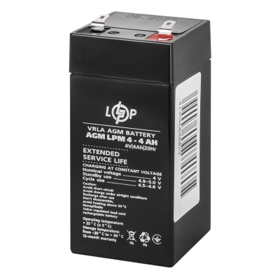 Акумулятор AGM LPM 4V - 4 Ah Акумулятор AGM LPM 4V - 4 Ah