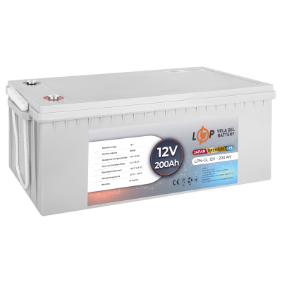Акумулятор гелевий LPN-GL 12V - 200 Ah Акумулятор гелевий LPN-GL 12V - 200 Ah