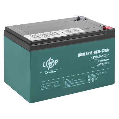 Тяговий свинцево-кислотний акумулятор LP 6-DZM-12 Ah Тяговий свинцево-кислотний акумулятор LP 6-DZM-12 Ah