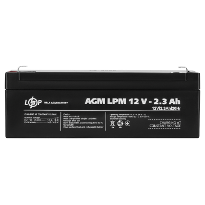 Акумулятор AGM LPM 12V - 2.3 Ah Акумулятор AGM LPM 12V - 2.3 Ah