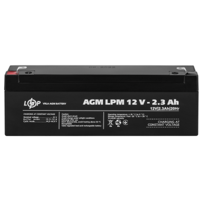 Акумулятор AGM LPM 12V - 2.3 Ah Акумулятор AGM LPM 12V - 2.3 Ah