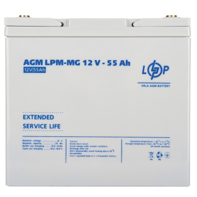 Акумулятор мультигелевий LPM-MG 12V - 55 Ah Акумулятор мультигелевий LPM-MG 12V - 55 Ah