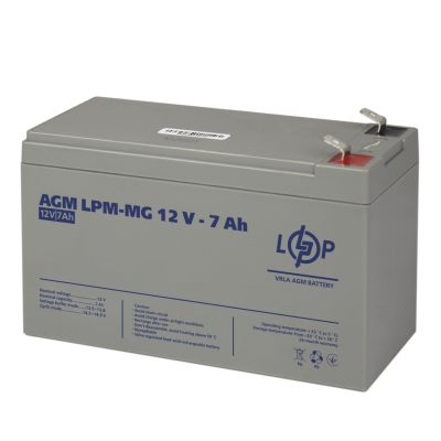 Акумулятор мультигелевий LPM-MG 12V - 7 Ah Акумулятор мультигелевий LPM-MG 12V - 7 Ah