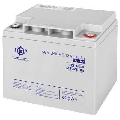 Акумулятор мультигелевий LPM-MG 12V - 45 Ah Акумулятор мультигелевий LPM-MG 12V - 45 Ah