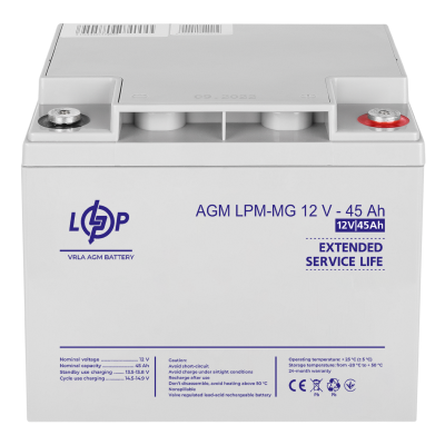 Акумулятор мультигелевий LPM-MG 12V - 45 Ah Акумулятор мультигелевий LPM-MG 12V - 45 Ah