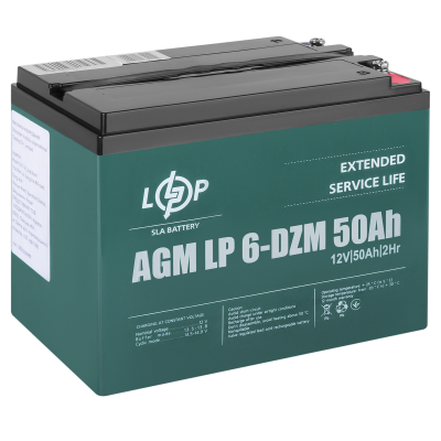 Тяговий свинцево-кислотний акумулятор LP 6-DZM-50 Ah Тяговий свинцево-кислотний акумулятор LP 6-DZM-50 Ah