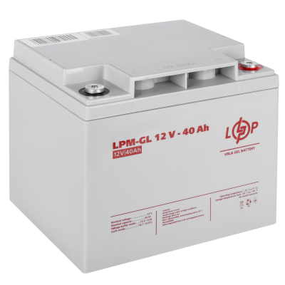 Акумулятор гелевий LPM-GL 12V - 40 Ah Акумулятор гелевий LPM-GL 12V - 40 Ah