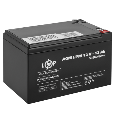Акумулятор AGM LPM 12V - 12 Ah Акумулятор AGM LPM 12V - 12 Ah