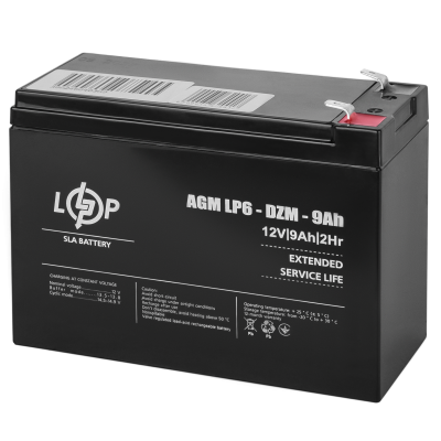 Тяговий свинцево-кислотний акумулятор LP 6-DZM-9 Ah Тяговий свинцево-кислотний акумулятор LP 6-DZM-9 Ah