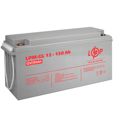 Акумулятор гелевий LPM-GL 12V - 150 Ah Акумулятор гелевий LPM-GL 12V - 150 Ah