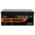 Акумулятор LP LiFePO4 24V (25,6V) - 100 Ah (2560Wh) (Smart BMS 100А) з BT пластик для ДБЖ Акумулятор LP LiFePO4 24V (25,6V) - 100 Ah (2560Wh) (Smart BMS 100А) з BT пластик для ДБЖ