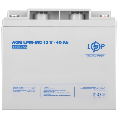 Акумулятор мультигелевий LPM-MG 12V - 40 Ah Акумулятор мультигелевий LPM-MG 12V - 40 Ah