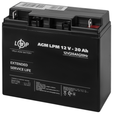 Акумулятор AGM LPM 12V - 20 Ah Акумулятор AGM LPM 12V - 20 Ah