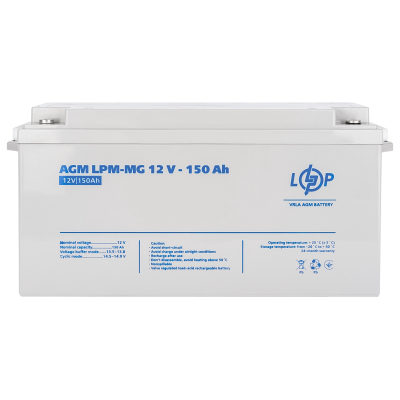 Акумулятор мультигелевий LPM-MG 12V - 150 Ah Акумулятор мультигелевий LPM-MG 12V - 150 Ah