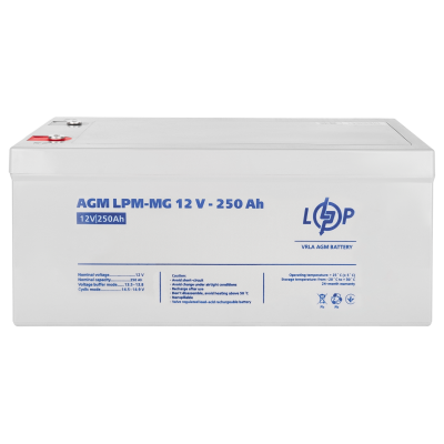 Акумулятор мультигелевий LPM-MG 12V - 250 Ah Акумулятор мультигелевий LPM-MG 12V - 250 Ah