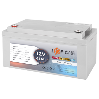 Акумулятор гелевий LPN-GL 12V - 65 Ah Акумулятор гелевий LPN-GL 12V - 65 Ah