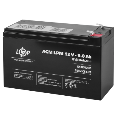 Аккумулятор AGM LPM 12V - 9 Ah Аккумулятор AGM LPM 12V - 9 Ah