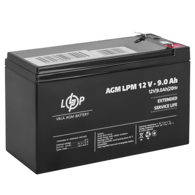 Аккумулятор AGM LPM 12V - 9 Ah Аккумулятор AGM LPM 12V - 9 Ah