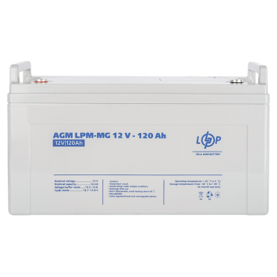 Акумулятор мультигелевий LPM-MG 12V - 120 Ah Акумулятор мультигелевий LPM-MG 12V - 120 Ah