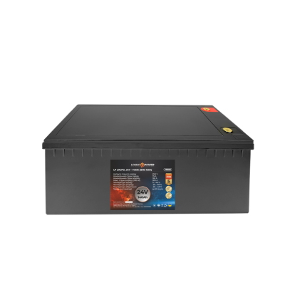 Акумулятор LP LiFePO4 24V (25,6V) - 140 Ah (3584Wh) (BMS 150A) пластик Акумулятор LP LiFePO4 24V (25,6V) - 140 Ah (3584Wh) (BMS 150A) пластик