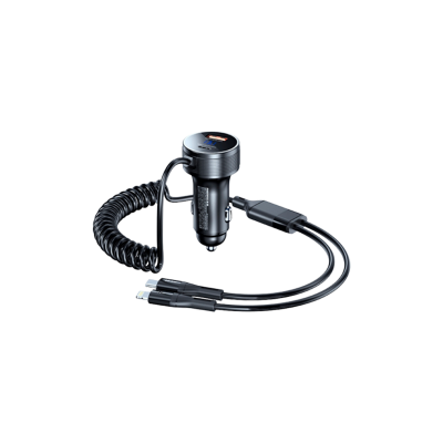 Автомобільний зарядний пристрій Remax Saga 52.5W PD+QC Черный (RCC336) Автомобільний зарядний пристрій Remax Saga 52.5W PD+QC Черный (RCC336)