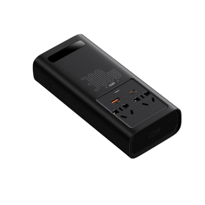 Автомобильный инвертор Baseus IGBT Power 300W 220V EU Черный (CGNB010101) Автомобильный инвертор Baseus IGBT Power 300W 220V EU Черный (CGNB010101)