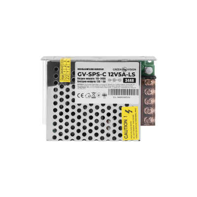 Імпульсний блок живлення GV-SPS-C 12V5A-LS (60W) Імпульсний блок живлення GV-SPS-C 12V5A-LS (60W)