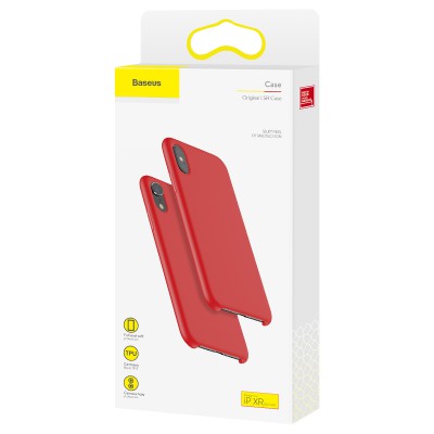 Чехол Baseus для iPhone XR Original LSR Red (WIAPIPH61-ASL09) Чехол Baseus для iPhone XR Original LSR Red (WIAPIPH61-ASL09)