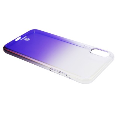 Чехол Baseus для iPhone X/Xs Glaze Purple (WIAPIPHX-GC01) Чехол Baseus для iPhone X/Xs Glaze Purple (WIAPIPHX-GC01)