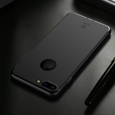 Чехол Baseus для iPhone 8 Plus/7 Plus Simple Solid Black (ARAPIPH7P-MS01) Чехол Baseus для iPhone 8 Plus/7 Plus Simple Solid Black (ARAPIPH7P-MS01)