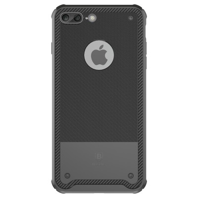 Чехол Baseus для iPhone 8 Plus/7 Plus Shield Black (ARAPIPH7P-TS01) Чехол Baseus для iPhone 8 Plus/7 Plus Shield Black (ARAPIPH7P-TS01)