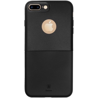 Чехол Baseus для iPhone 8 Plus/7 Plus Half to Half Black (ARAPIPH7P-ARY01) Чехол Baseus для iPhone 8 Plus/7 Plus Half to Half Black (ARAPIPH7P-ARY01)