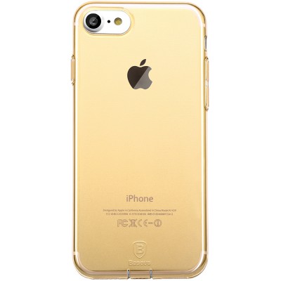 Чехол Baseus для iPhone SE 2020/8/7 Simple Pluggy Gold (ARAPIPH7-A0V) Чехол Baseus для iPhone SE 2020/8/7 Simple Pluggy Gold (ARAPIPH7-A0V)