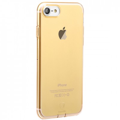 Чехол Baseus для iPhone SE 2020/8/7 Simple Pluggy Gold (ARAPIPH7-A0V) Чехол Baseus для iPhone SE 2020/8/7 Simple Pluggy Gold (ARAPIPH7-A0V)