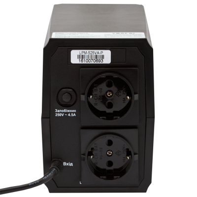 Лінійно-інтерактивне ДБЖ LPM-525VA-P (367Вт) Лінійно-інтерактивне ДБЖ LPM-525VA-P (367Вт)