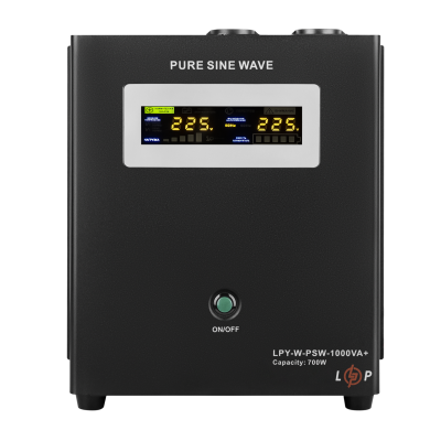 ДБЖ з правильною синусоїдою 12V LPY-W-PSW-1000VA+(700Вт)10A/20A ДБЖ з правильною синусоїдою 12V LPY-W-PSW-1000VA+(700Вт)10A/20A