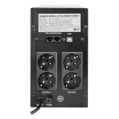 Лінійно-інтерактивне ДБЖ LP-UL2000VA (1200Вт) Лінійно-інтерактивне ДБЖ LP-UL2000VA (1200Вт)
