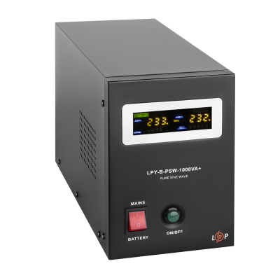 ДБЖ з правильною синусоїдою 12V LPY-B-PSW-1000VA+(700Вт) 10A/20A ДБЖ з правильною синусоїдою 12V LPY-B-PSW-1000VA+(700Вт) 10A/20A