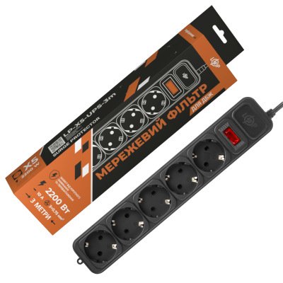 Мережевий фільтр для ДБЖ LP-X5-UPS-3M Мережевий фільтр для ДБЖ LP-X5-UPS-3M