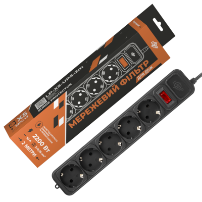 Мережевий фільтр для ДБЖ LP-X5-UPS-2M Мережевий фільтр для ДБЖ LP-X5-UPS-2M