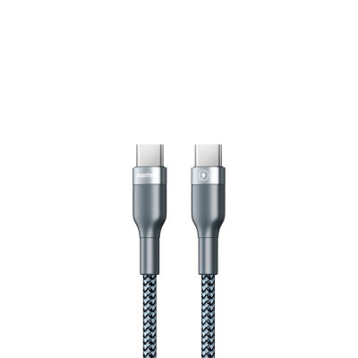 Кабель Remax Sury 2 Type-C to Type-C PD 3А 1M Серый (RC-010-s) Кабель Remax Sury 2 Type-C to Type-C PD 3А 1M Серый (RC-010-s)