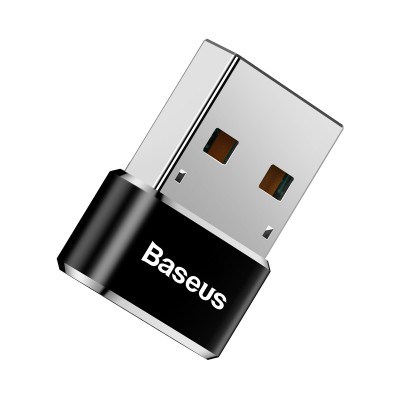 Перехідник Baseus Female Type-C to USB Чорний (CAAOTG-01) Перехідник Baseus Female Type-C to USB Чорний (CAAOTG-01)