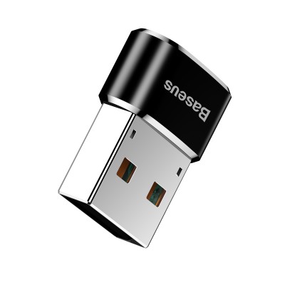 Перехідник Baseus Female Type-C to USB Чорний (CAAOTG-01) Перехідник Baseus Female Type-C to USB Чорний (CAAOTG-01)