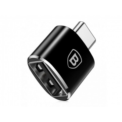 Перехідник Baseus USB Female to Type-C Male Чорний (CATOTG-01) Перехідник Baseus USB Female to Type-C Male Чорний (CATOTG-01)