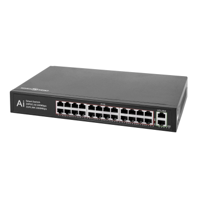 Коммутатор сетевой POE GV-009-D-24+2PG Коммутатор сетевой POE GV-009-D-24+2PG