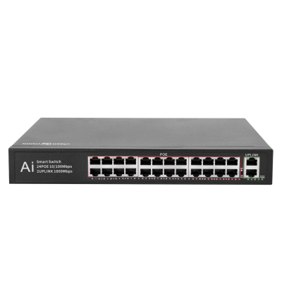 Коммутатор сетевой POE GV-009-D-24+2PG Коммутатор сетевой POE GV-009-D-24+2PG