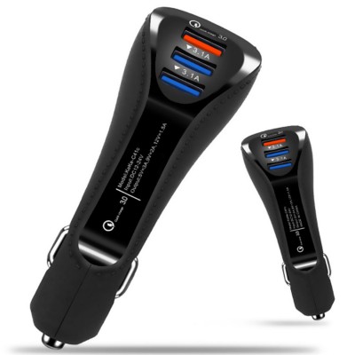 Автомобильная зарядка POWER Quick Charge 3xUSB (Черная) J108B Автомобильная зарядка POWER Quick Charge 3xUSB (Черная) J108B