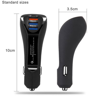 Автомобильная зарядка POWER Quick Charge 3xUSB (Черная) J108B Автомобильная зарядка POWER Quick Charge 3xUSB (Черная) J108B